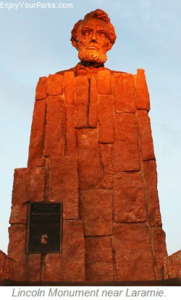 Lincoln Monument, Laramie Wyoming