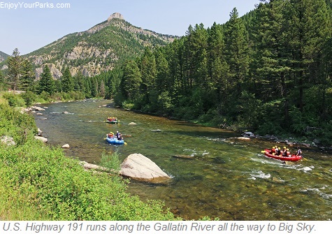 Gallatin River, Gallatin Canyon Montana