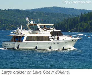 Large Cruiser on Lake Coeur d'Alene