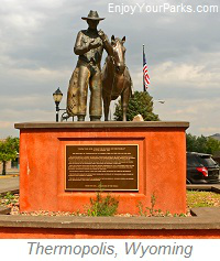 Cowboy Statue, Thermopolis Wyoming