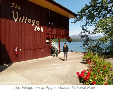 The Village Inn at Apgar, Glacier Park Lodging, Glacier National Park