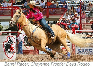 Barrel Racer, Cheyenne Frontier Days Rodeo