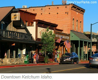 Downtown Ketchum Idaho