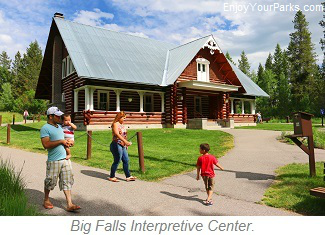Big Falls Interpretive Center, Upper Mesa Falls, Mesa Falls Scenic Byway, Idaho