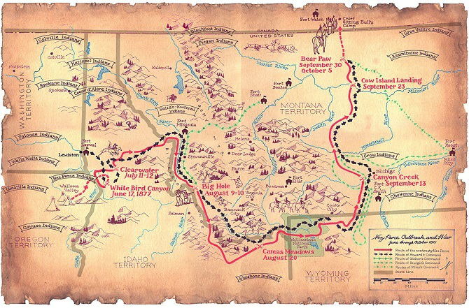 Nez Perce Trail, Big Hole Battlefield Montana