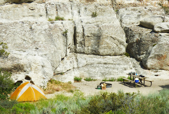 Campsite, City of Rocks National Reserve, Idaho