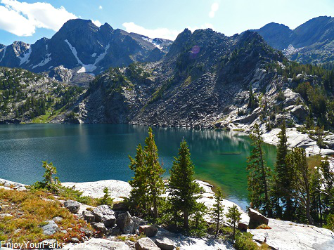 Pine Creek Lake, Absaroka Mountain Range, Montana