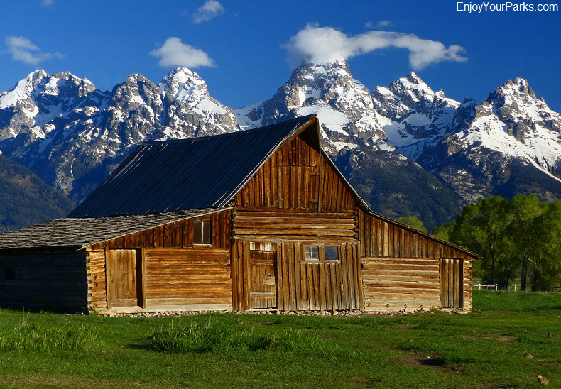 Historic T.A. Moulton Barn on Mormon Row, Grand Teton National Park