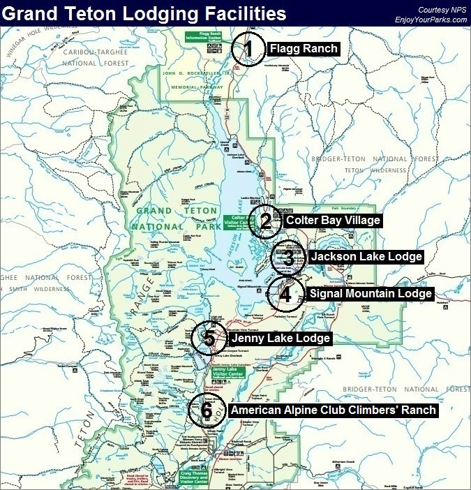 Grand Teton Lodging Facilities, Grand Teton National Park
