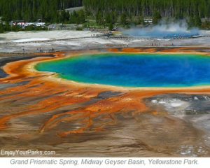 Grand Prismatic Spring, Midway Geyser Basin, Yellowstone National Park