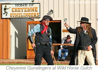 Cheyenne Gunslingers at Wild Horse Gulch, Cheyenne Frontier Days, Wyoming