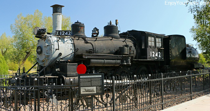 Big Boy Steam Engine, Cheyenne Wyoming.