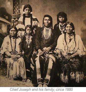 Chief Joseph and his Family