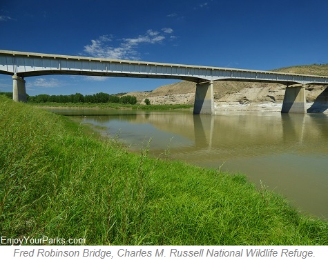 Fred Robinson Bridge, Charles M. Russell National Wildlife Refuge, Montana