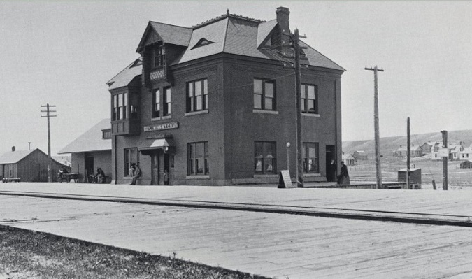 Northern Pacific Railway Livingston Depots