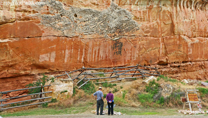 Medicine Lodge State Archaeological Site of Wyoming.