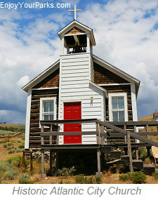 Historic Atlantic City Church, Wyoming