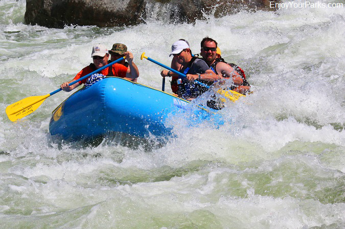 White water rafters, Payette River National Scenic Byway, Idaho