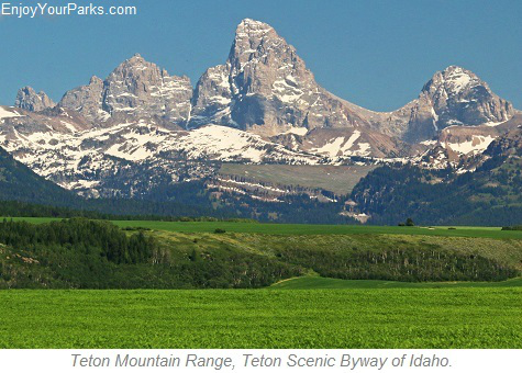 Teton Mountain Range, Teton Scenic Byway, Idaho