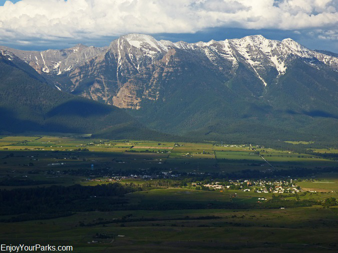 Mission Valley and Mission Mountain Range, Montana
