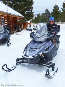Snowmobiling in West Yellowstone Montana, Yellowstone National Park