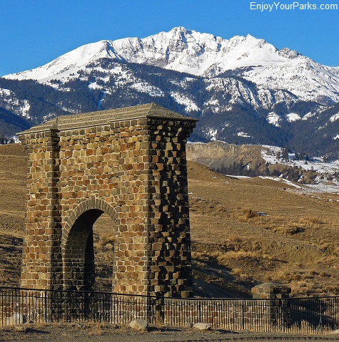 Roosevelt Arch, Gardiner Montana, Yellowstone National Park
