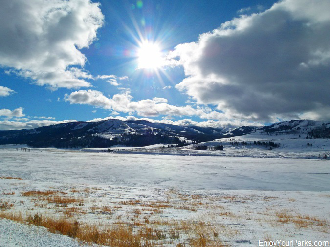 Lamar Valley, Winter in Yellowstone Park