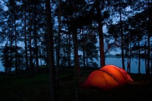 Camping in Yellowstone National Park