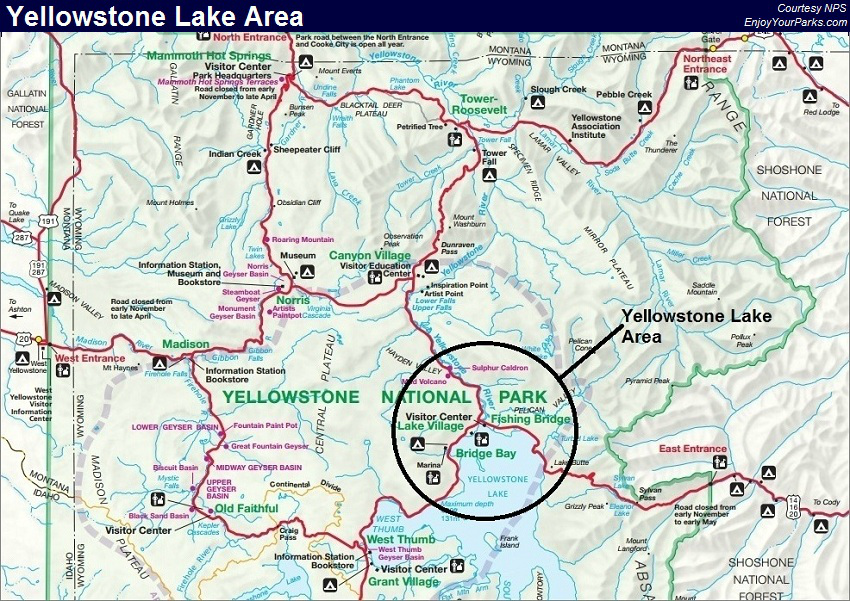 Yellowstone Lake Area, Yellowstone National Park